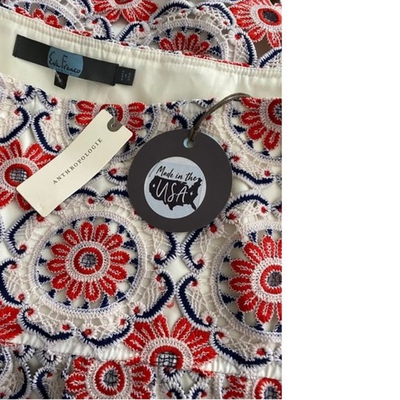 Anthropologie Brynn Embroidered Lace Midi Skirt - Picture 5 of 5